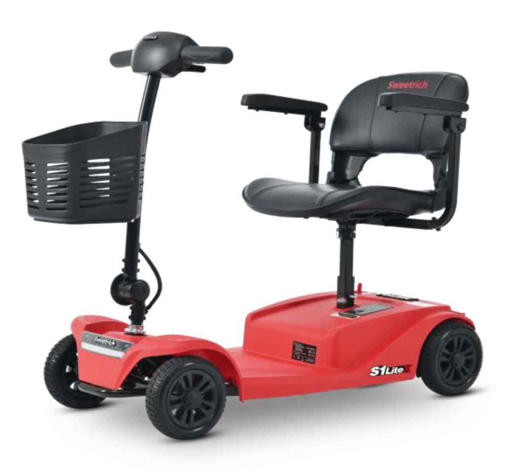 S1 Lite X Scooter by Mobility 4Nam: Ultra-lightweight 25kg design, supports up to 120kg for convenient daily mobility.
