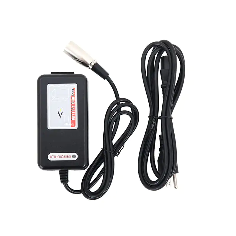 Charger Image of an eco-friendly electric scooter charger from Mobility 4 Nam, designed for portability and efficient charging