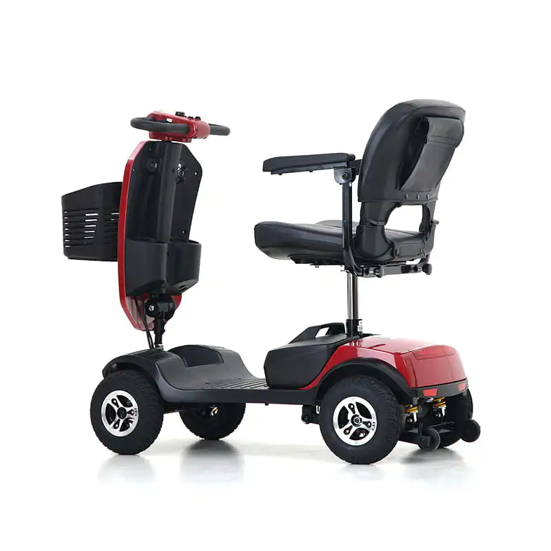 Side view of the S1 Plus scooter showcasing its sleek design, premium finish, and advanced features for comfort and performance.